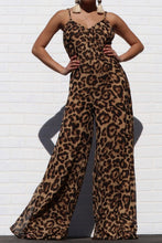 Load image into Gallery viewer, Let It Flow Leopard Jumpsuit